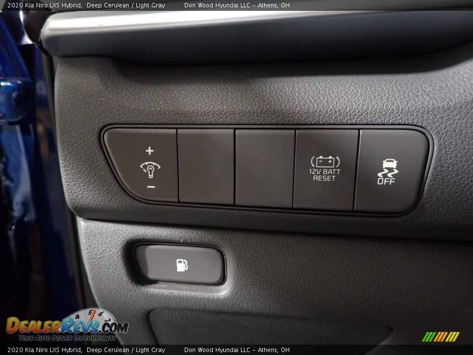 2020 Kia Niro LXS Hybrid Deep Cerulean / Light Gray Photo #28