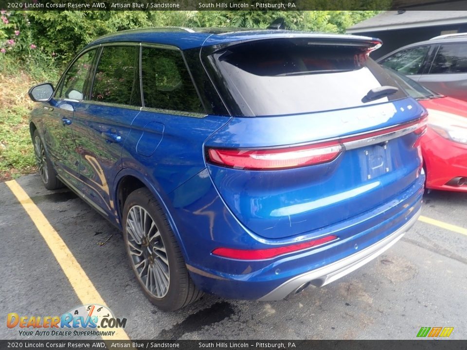 2020 Lincoln Corsair Reserve AWD Artisan Blue / Sandstone Photo #2