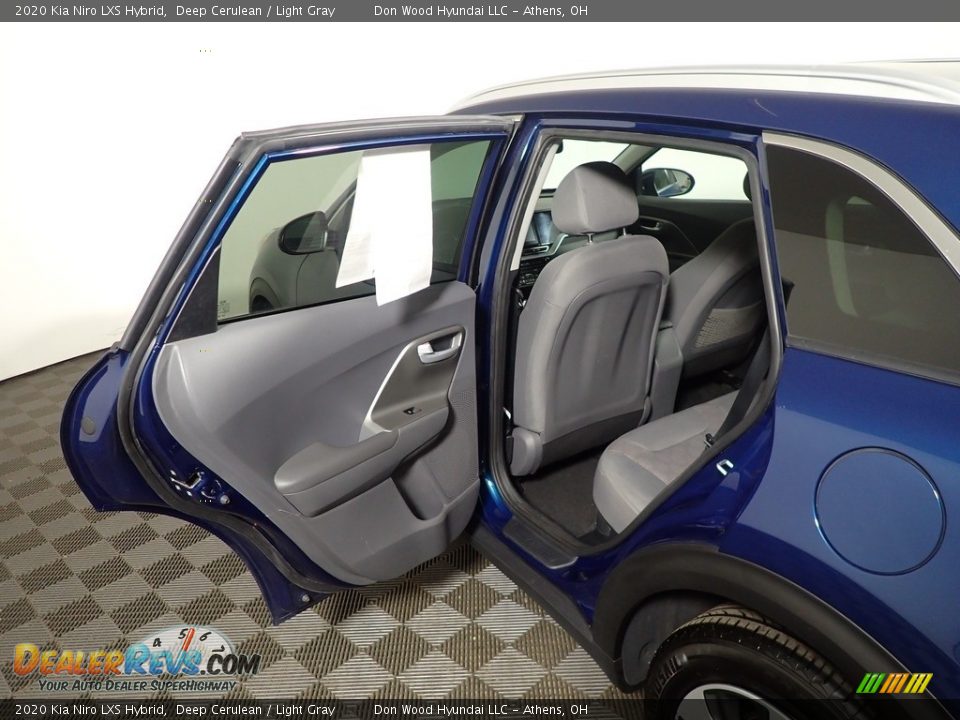 2020 Kia Niro LXS Hybrid Deep Cerulean / Light Gray Photo #31