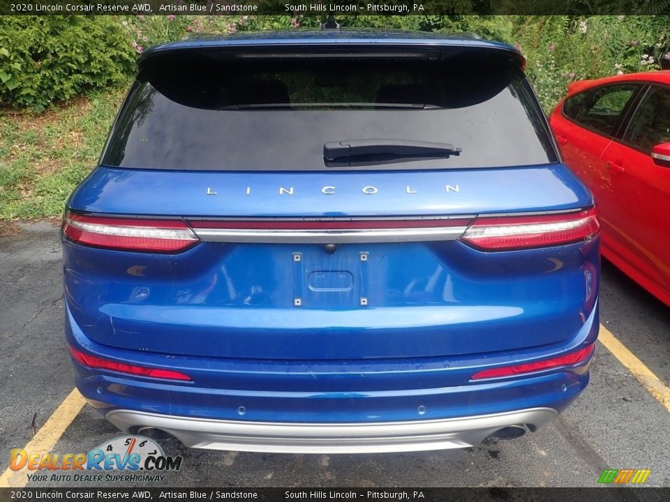 2020 Lincoln Corsair Reserve AWD Artisan Blue / Sandstone Photo #3