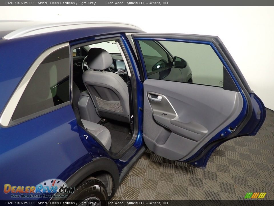 2020 Kia Niro LXS Hybrid Deep Cerulean / Light Gray Photo #33