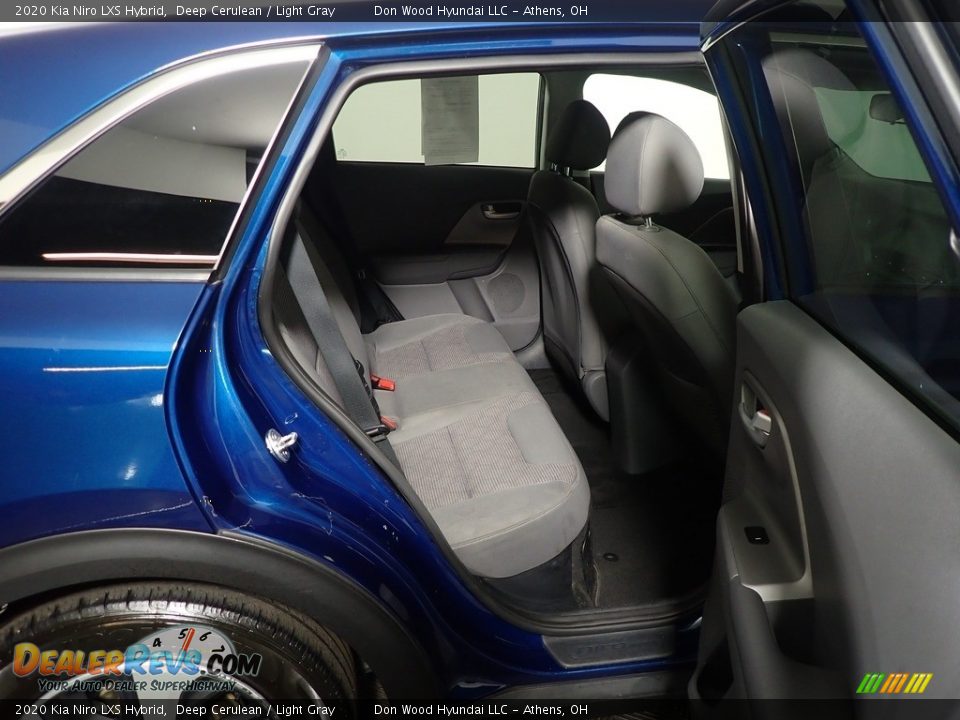 2020 Kia Niro LXS Hybrid Deep Cerulean / Light Gray Photo #34