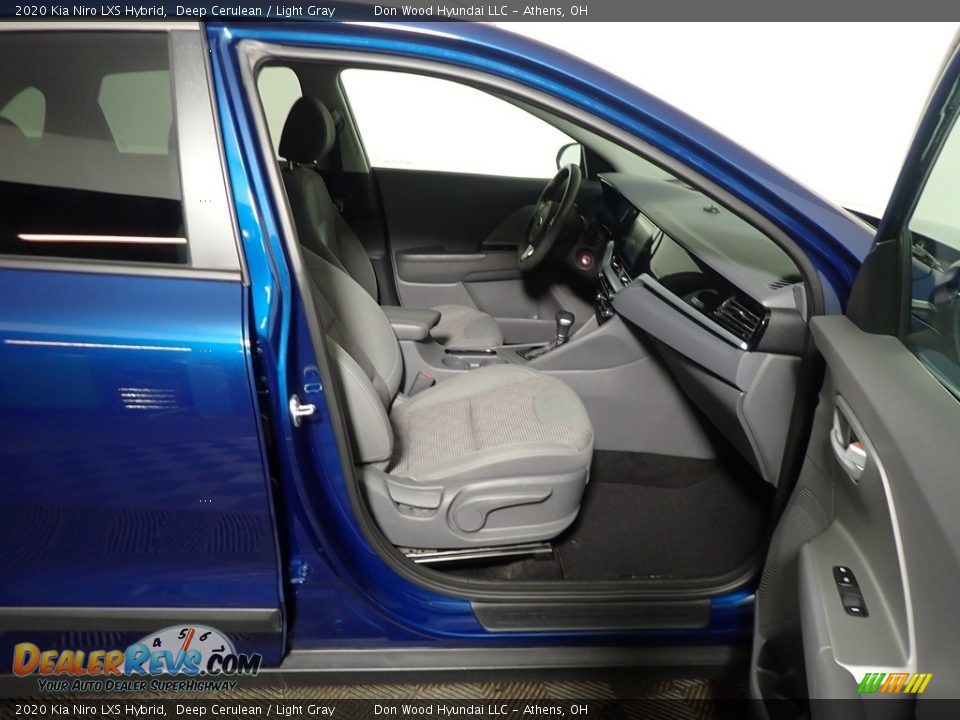 2020 Kia Niro LXS Hybrid Deep Cerulean / Light Gray Photo #36