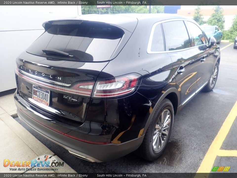 2020 Lincoln Nautilus Reserve AWD Infinite Black / Ebony Photo #3