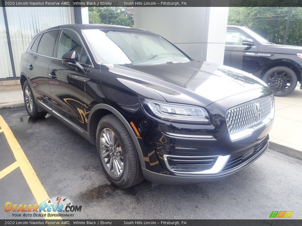 2020 Lincoln Nautilus Reserve AWD Infinite Black / Ebony Photo #4