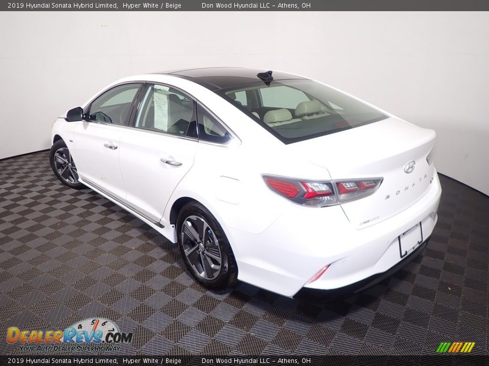 Hyper White 2019 Hyundai Sonata Hybrid Limited Photo #14