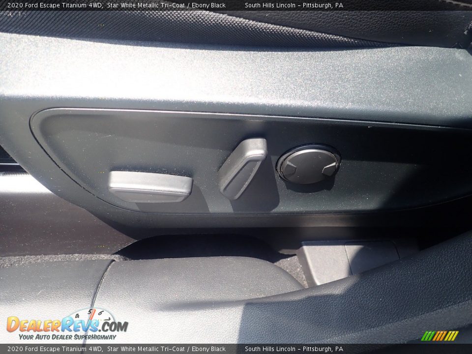 2020 Ford Escape Titanium 4WD Star White Metallic Tri-Coat / Ebony Black Photo #19