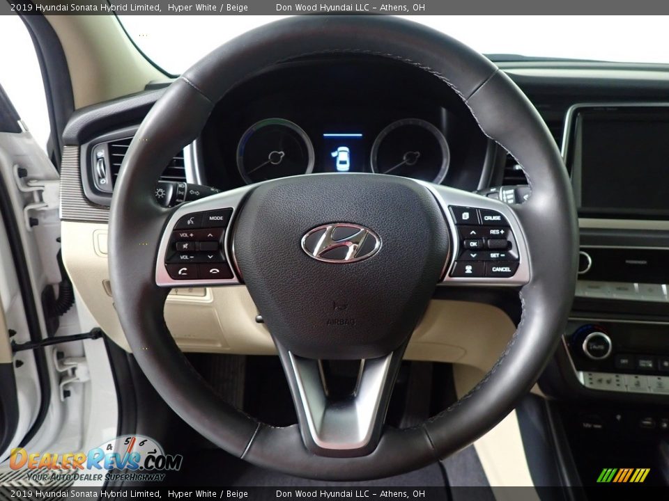 2019 Hyundai Sonata Hybrid Limited Steering Wheel Photo #27