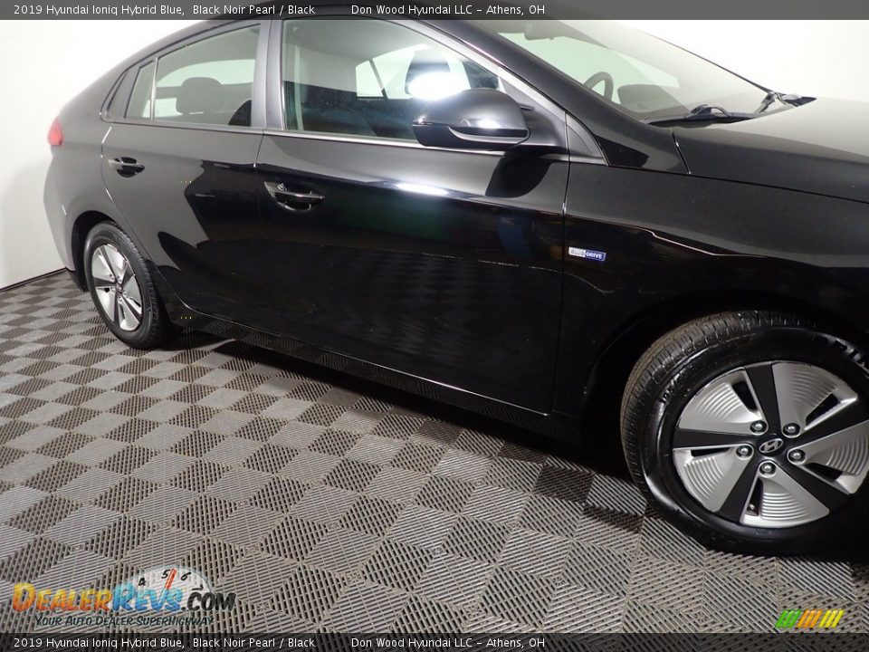 2019 Hyundai Ioniq Hybrid Blue Black Noir Pearl / Black Photo #4