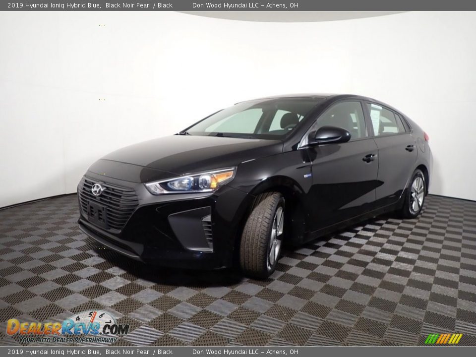 2019 Hyundai Ioniq Hybrid Blue Black Noir Pearl / Black Photo #8