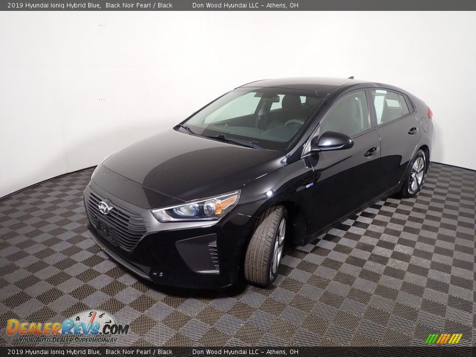 2019 Hyundai Ioniq Hybrid Blue Black Noir Pearl / Black Photo #9