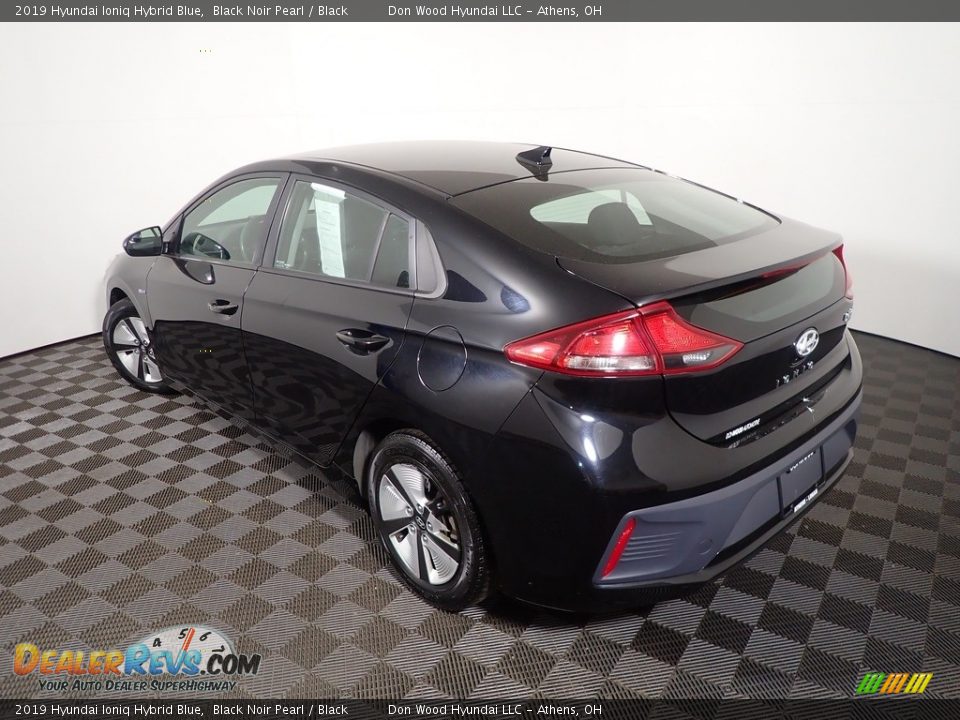 2019 Hyundai Ioniq Hybrid Blue Black Noir Pearl / Black Photo #12