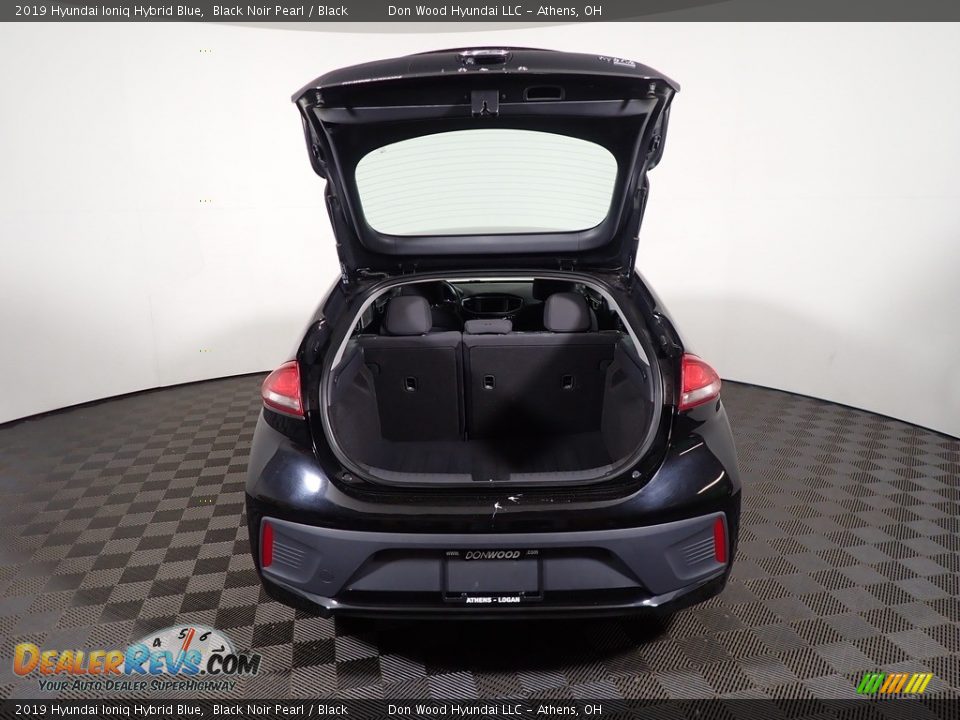 2019 Hyundai Ioniq Hybrid Blue Black Noir Pearl / Black Photo #13