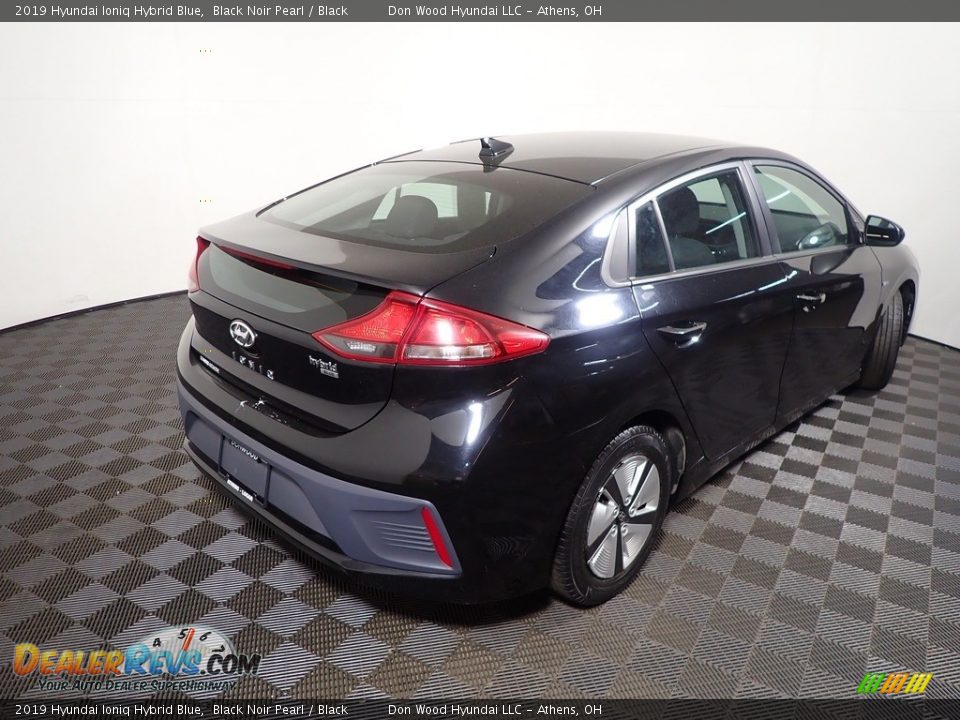 2019 Hyundai Ioniq Hybrid Blue Black Noir Pearl / Black Photo #16