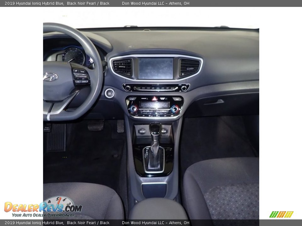 2019 Hyundai Ioniq Hybrid Blue Black Noir Pearl / Black Photo #22