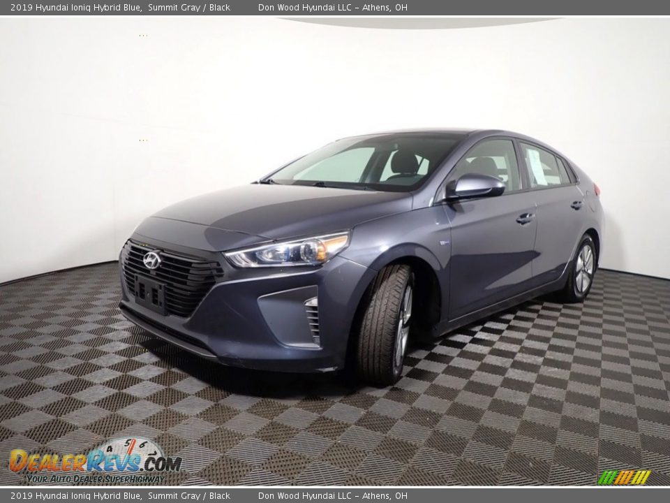 2019 Hyundai Ioniq Hybrid Blue Summit Gray / Black Photo #7