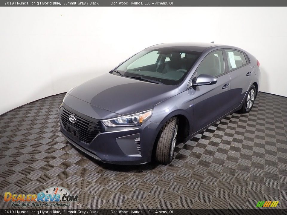 2019 Hyundai Ioniq Hybrid Blue Summit Gray / Black Photo #8