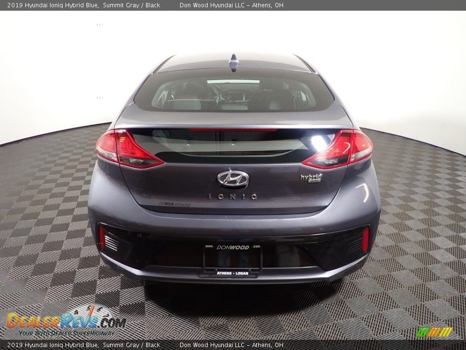 2019 Hyundai Ioniq Hybrid Blue Summit Gray / Black Photo #11