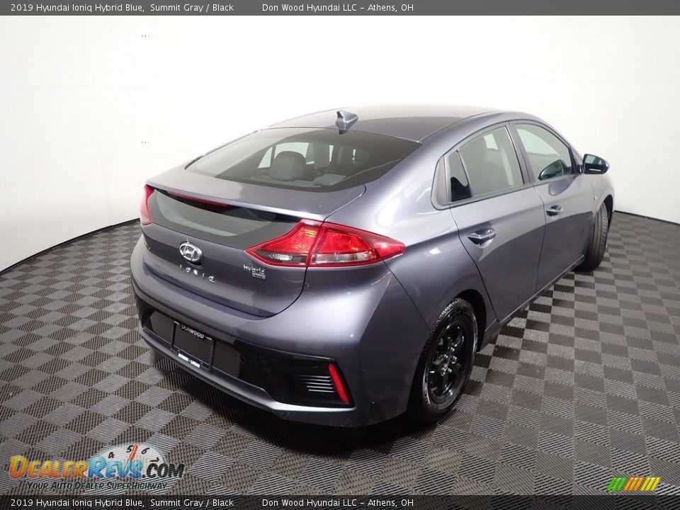 2019 Hyundai Ioniq Hybrid Blue Summit Gray / Black Photo #13