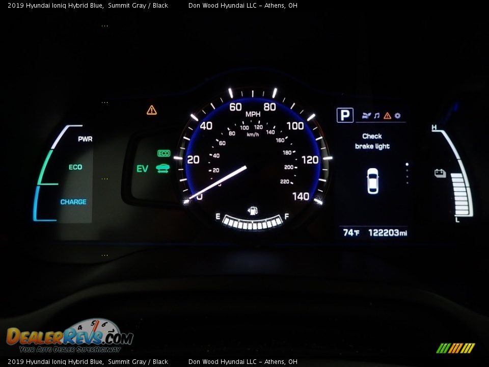 2019 Hyundai Ioniq Hybrid Blue Gauges Photo #22