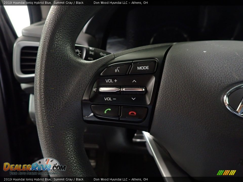 2019 Hyundai Ioniq Hybrid Blue Steering Wheel Photo #23