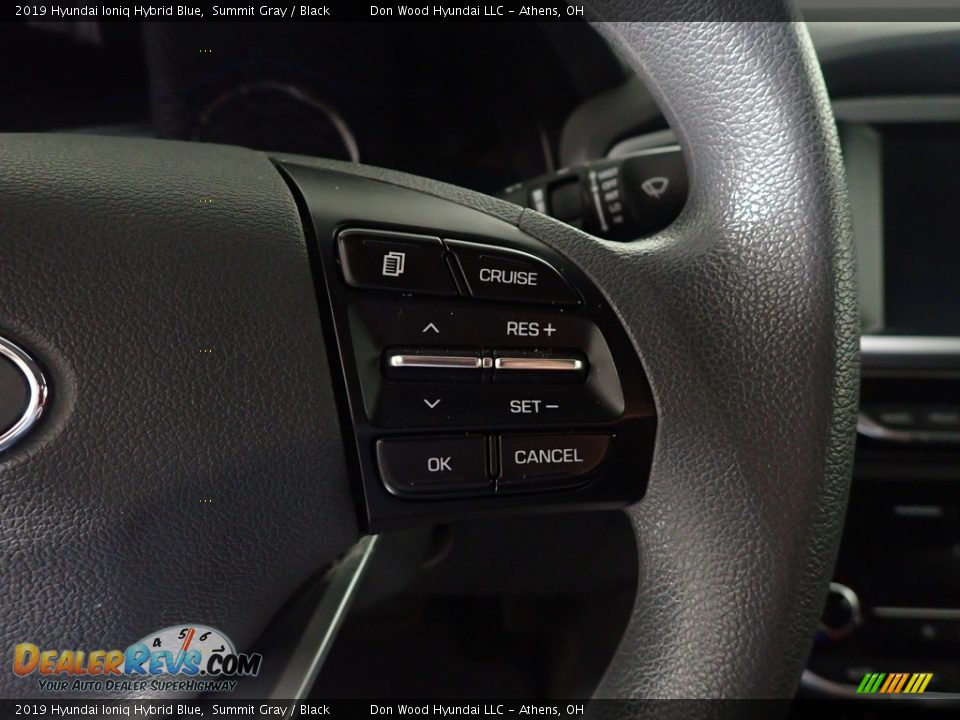 2019 Hyundai Ioniq Hybrid Blue Steering Wheel Photo #24