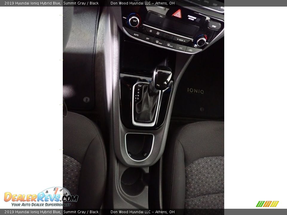 2019 Hyundai Ioniq Hybrid Blue Summit Gray / Black Photo #26