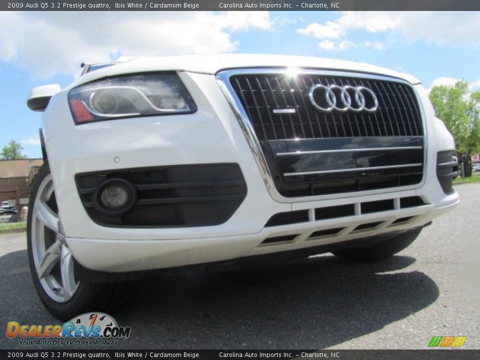 2009 Audi Q5 3.2 Prestige quattro Ibis White / Cardamom Beige Photo #2