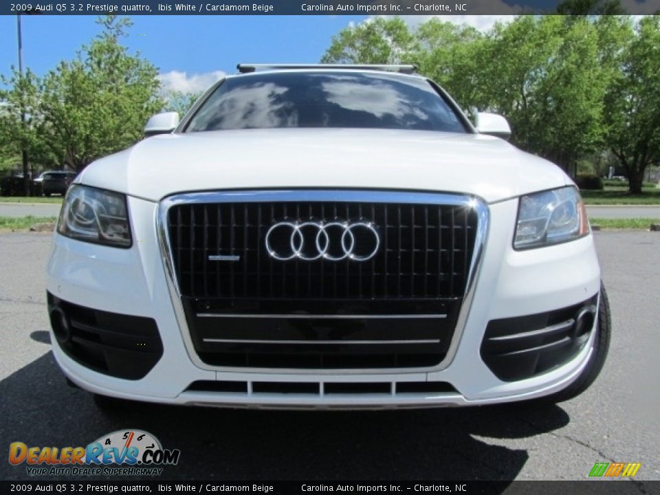 2009 Audi Q5 3.2 Prestige quattro Ibis White / Cardamom Beige Photo #4