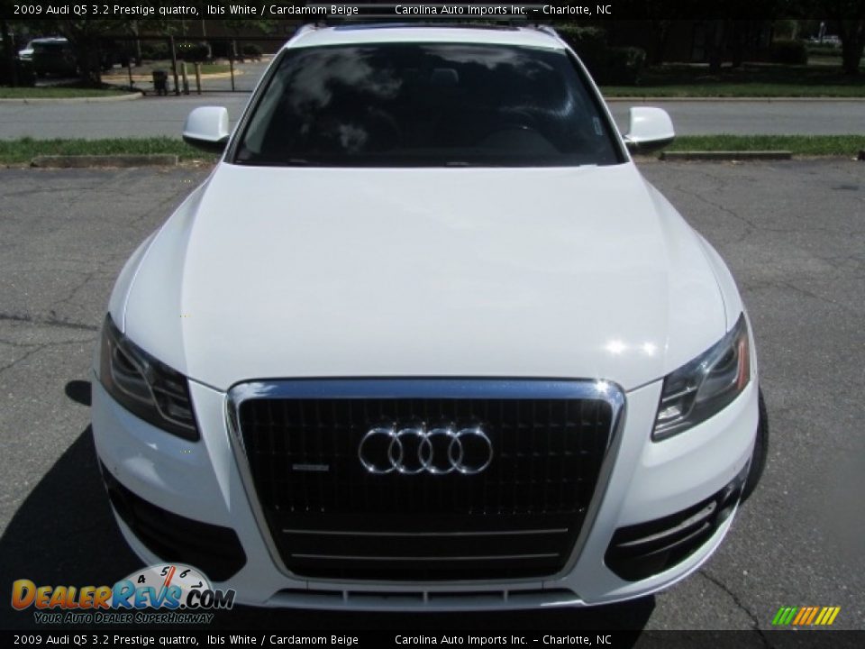 2009 Audi Q5 3.2 Prestige quattro Ibis White / Cardamom Beige Photo #5