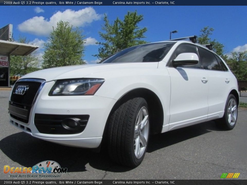 2009 Audi Q5 3.2 Prestige quattro Ibis White / Cardamom Beige Photo #6