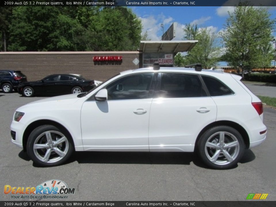 2009 Audi Q5 3.2 Prestige quattro Ibis White / Cardamom Beige Photo #7