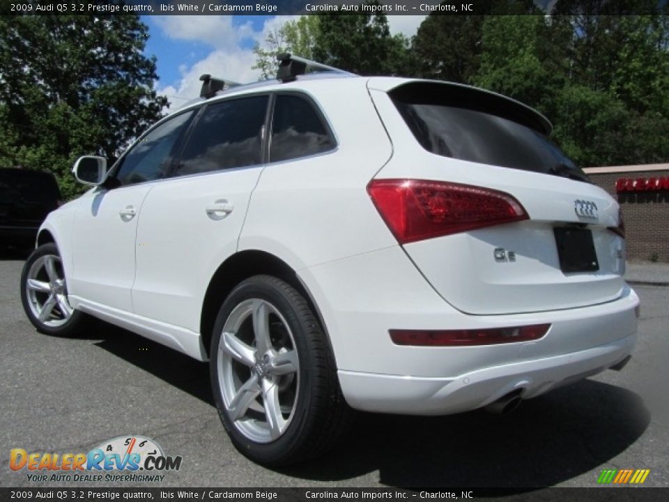 2009 Audi Q5 3.2 Prestige quattro Ibis White / Cardamom Beige Photo #8