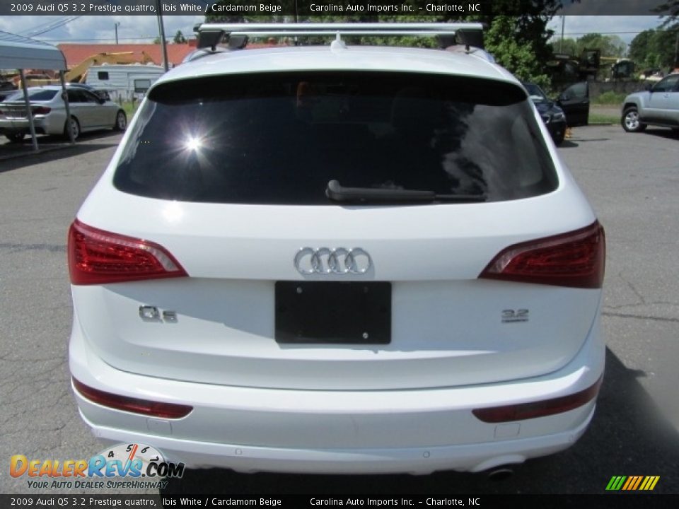 2009 Audi Q5 3.2 Prestige quattro Ibis White / Cardamom Beige Photo #9