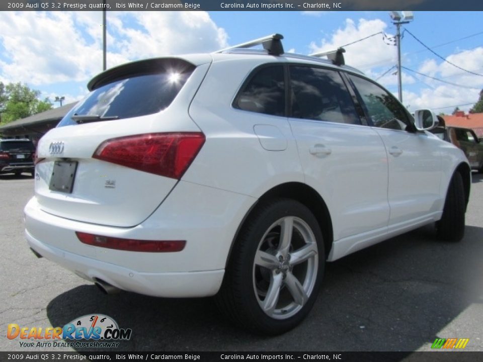 2009 Audi Q5 3.2 Prestige quattro Ibis White / Cardamom Beige Photo #10