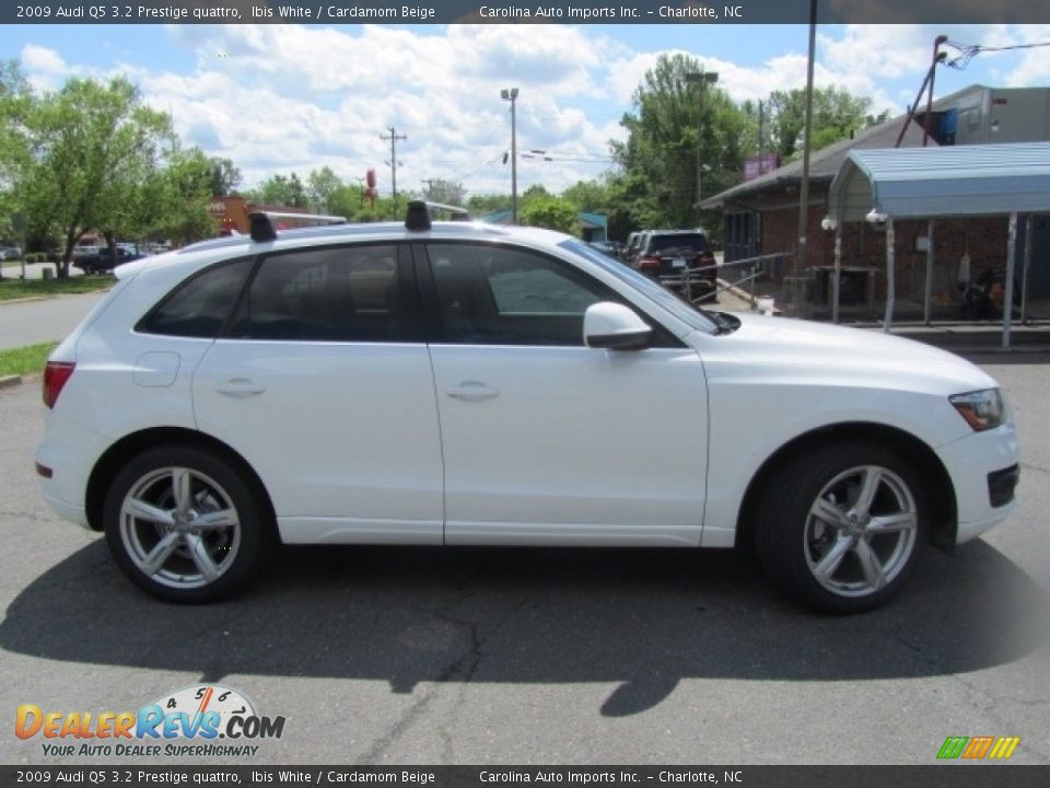 2009 Audi Q5 3.2 Prestige quattro Ibis White / Cardamom Beige Photo #11