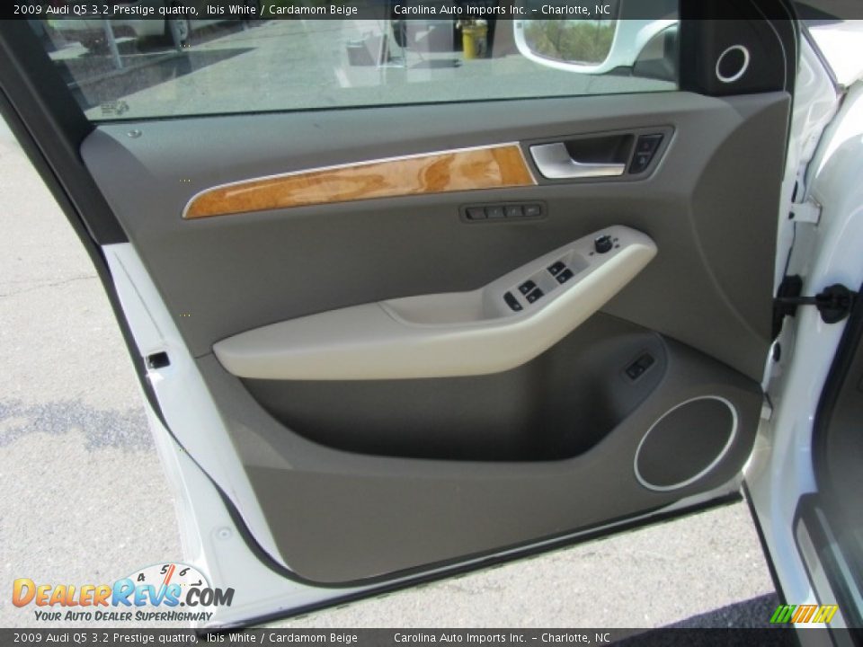 2009 Audi Q5 3.2 Prestige quattro Ibis White / Cardamom Beige Photo #18