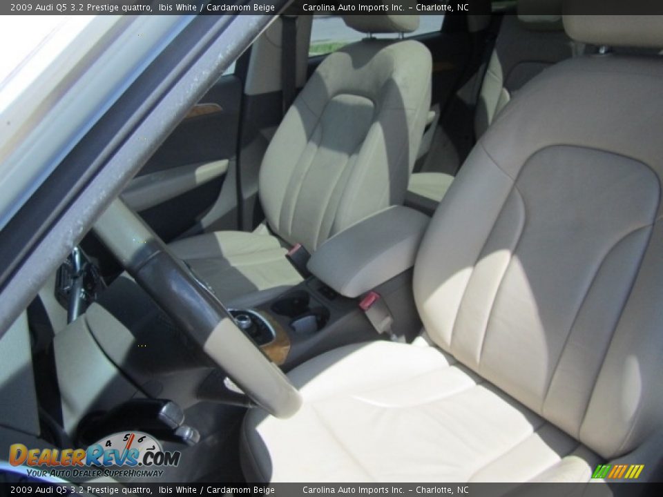 2009 Audi Q5 3.2 Prestige quattro Ibis White / Cardamom Beige Photo #19