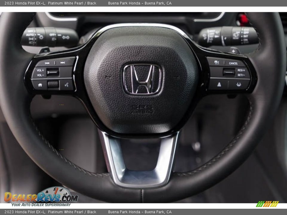 2023 Honda Pilot EX-L Platinum White Pearl / Black Photo #19