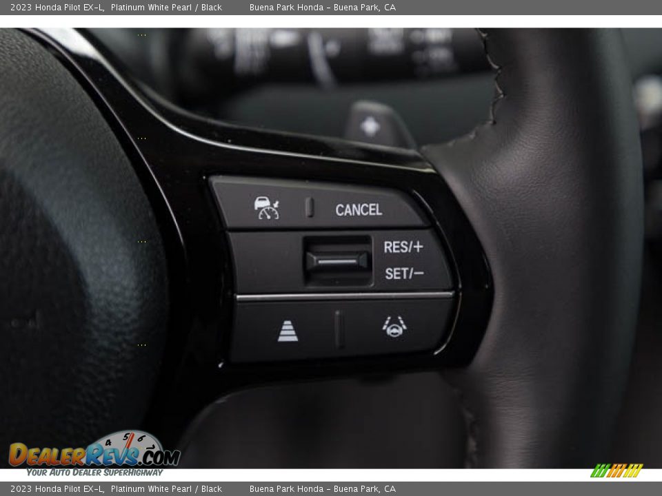 2023 Honda Pilot EX-L Platinum White Pearl / Black Photo #21