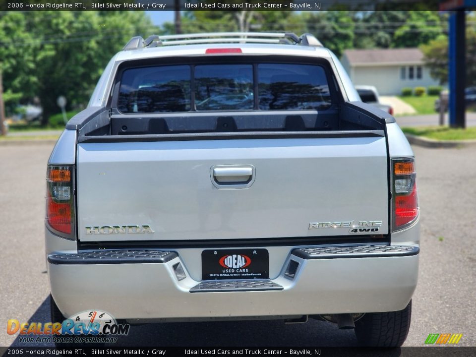 2006 Honda Ridgeline RTL Billet Silver Metallic / Gray Photo #4