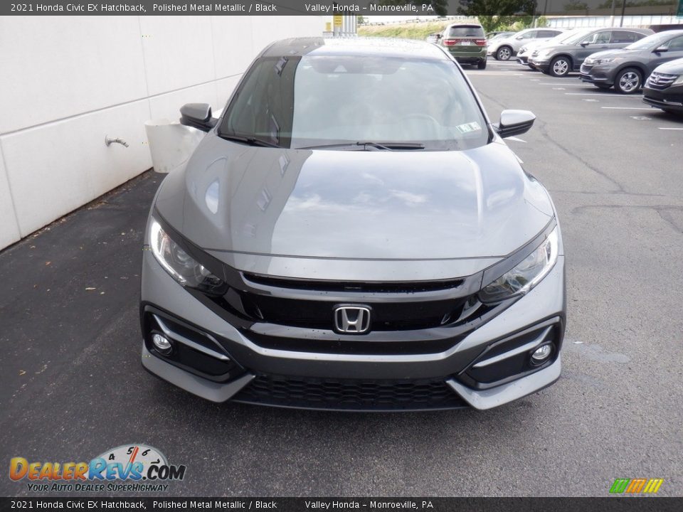 2021 Honda Civic EX Hatchback Polished Metal Metallic / Black Photo #5