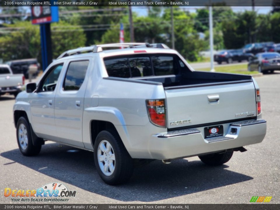 2006 Honda Ridgeline RTL Billet Silver Metallic / Gray Photo #6