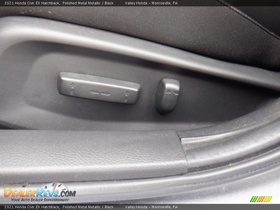 2021 Honda Civic EX Hatchback Polished Metal Metallic / Black Photo #15