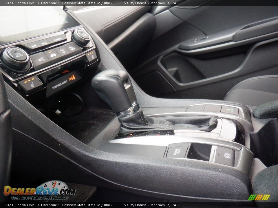 2021 Honda Civic EX Hatchback Polished Metal Metallic / Black Photo #22