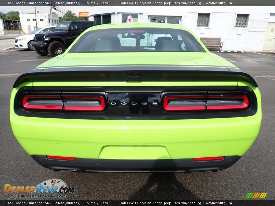 2023 Dodge Challenger SRT Hellcat JailBreak Sublime / Black Photo #4