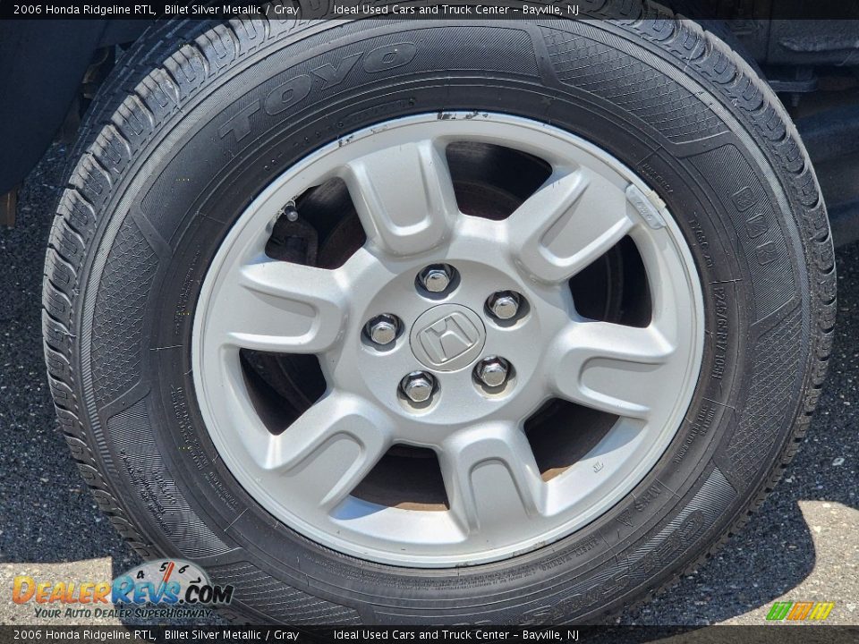 2006 Honda Ridgeline RTL Billet Silver Metallic / Gray Photo #24