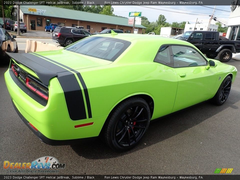 2023 Dodge Challenger SRT Hellcat JailBreak Sublime / Black Photo #6