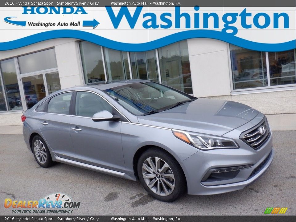 2016 Hyundai Sonata Sport Symphony Silver / Gray Photo #1