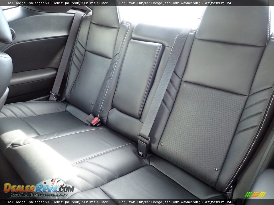 Rear Seat of 2023 Dodge Challenger SRT Hellcat JailBreak Photo #12